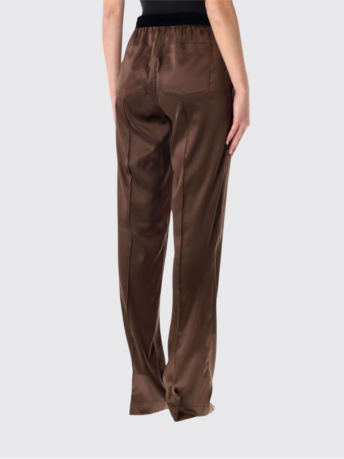 Pants Woman color Cream