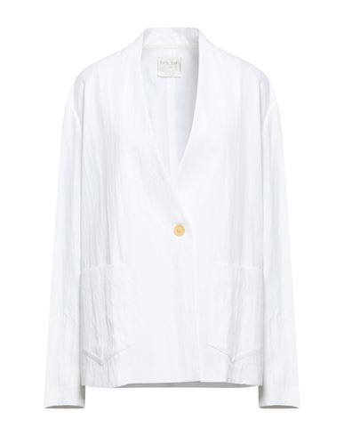 Forte_forte Woman Blazer White Size 3 Viscose, Cotton, Polyamide
