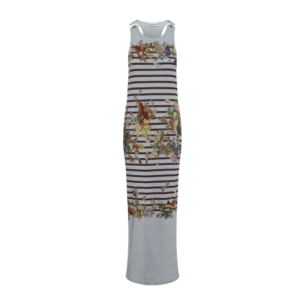 Blue Mariniere Grape Long Dress