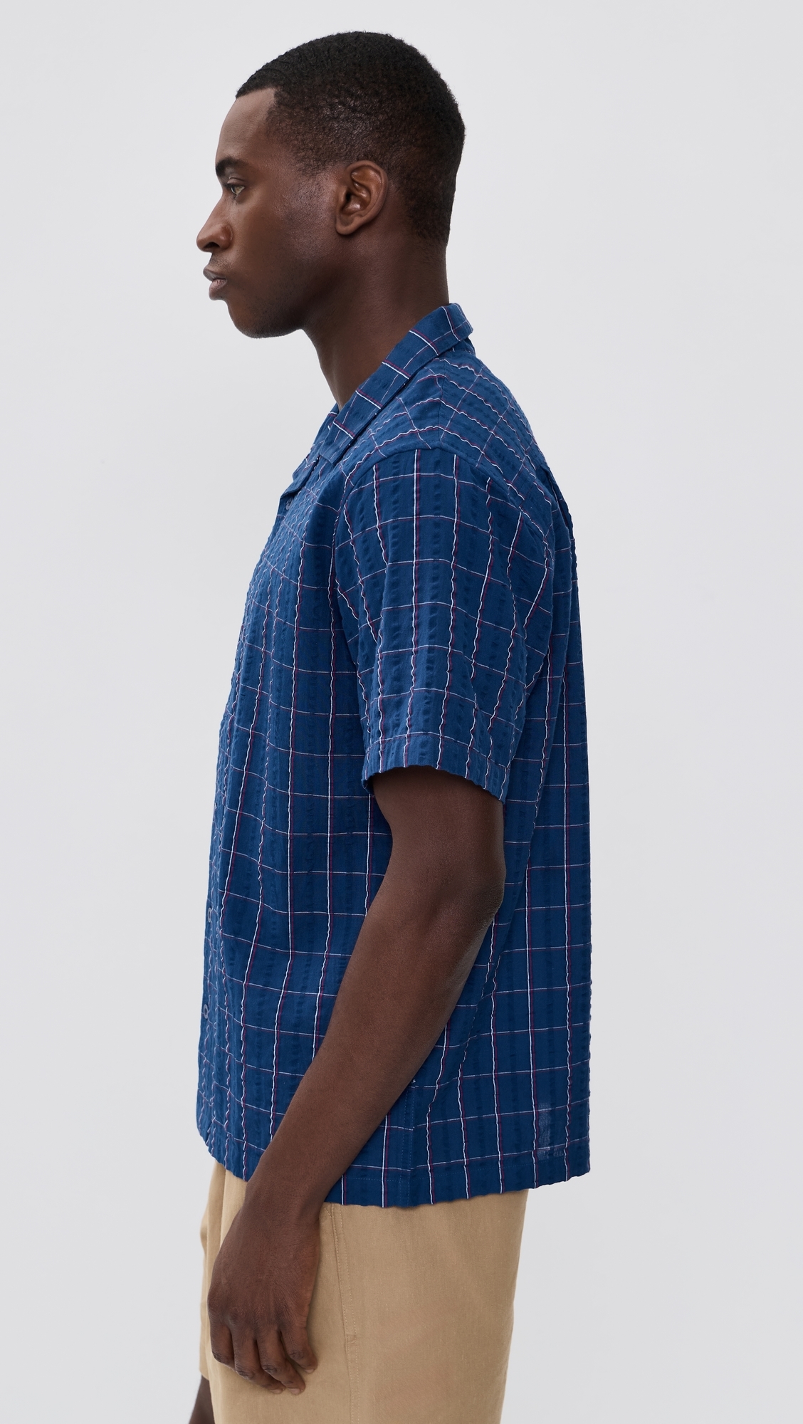 Holiday Collar Shirt Blue Multi