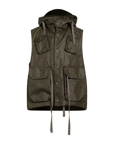Man Vest Military green Size L Cotton, Nylon