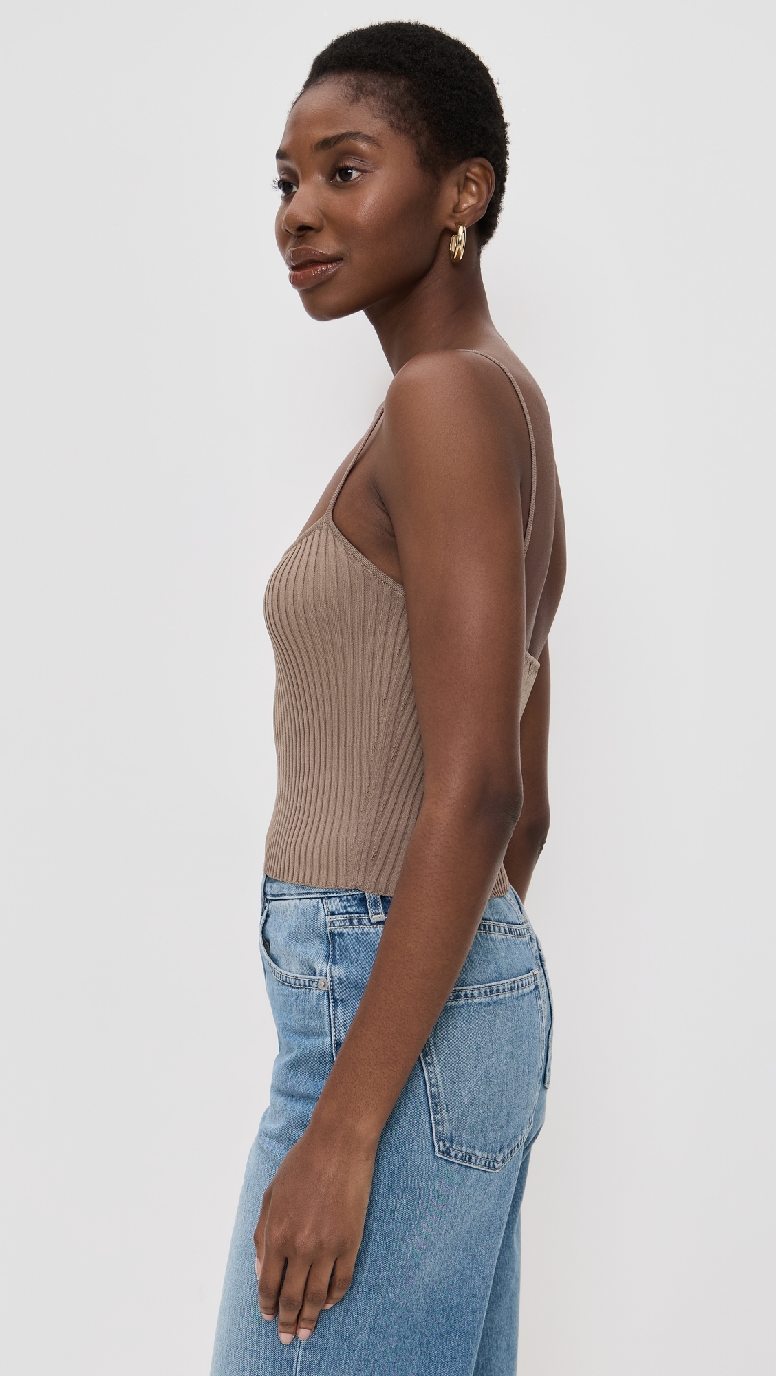 STAUD Soleil Tank Taupe 