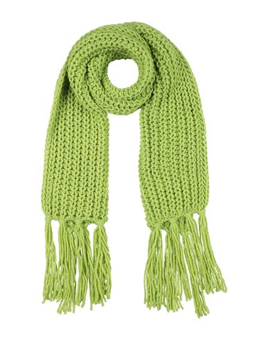 Crochè Woman Scarf Light green Size