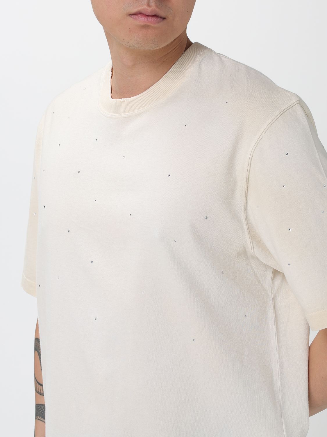 T-Shirt Men color Yellow Cream