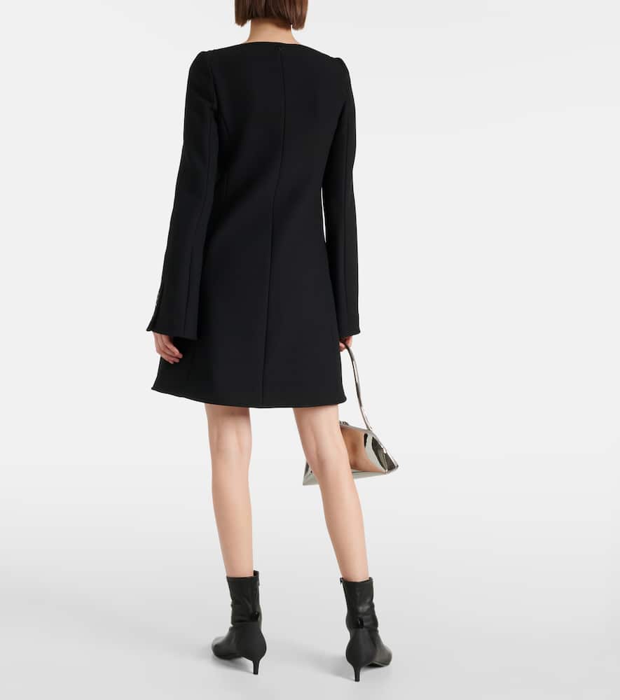 Courrèges Ellipse crêpe coat