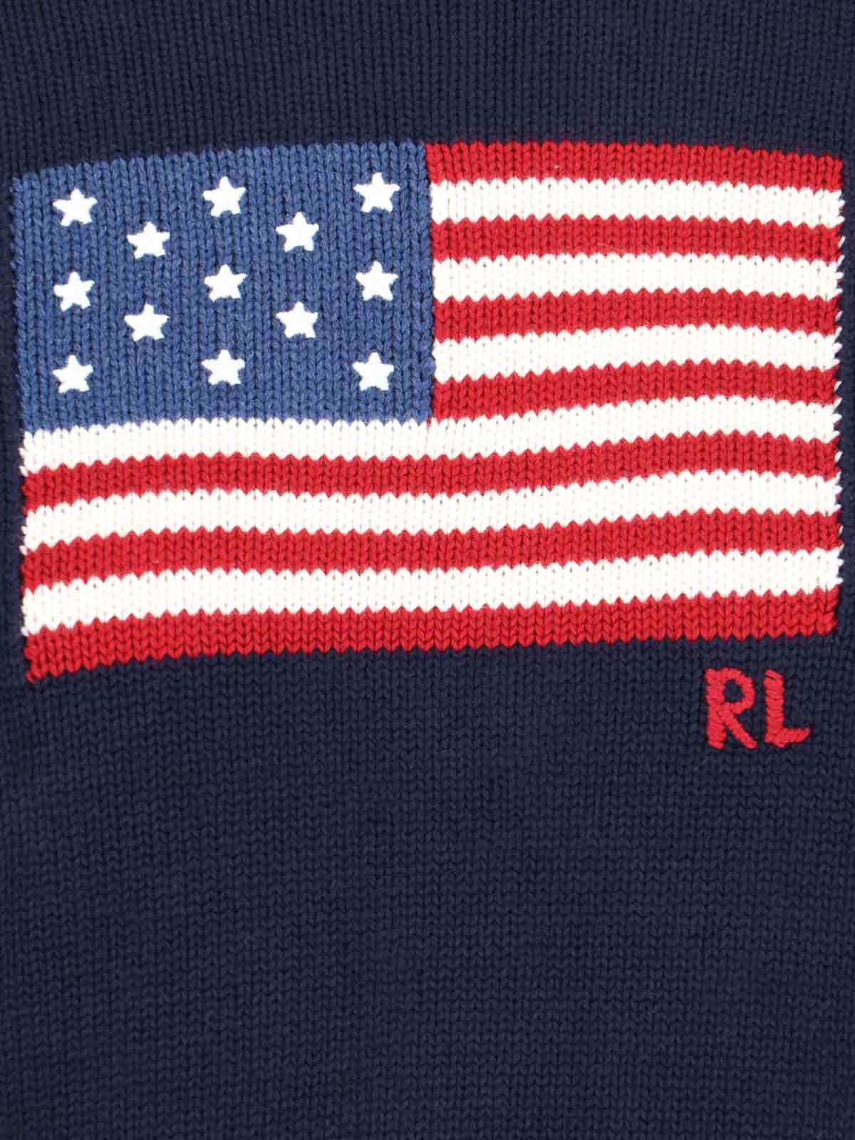 Polo Ralph Lauren 'American Flag' Sweater