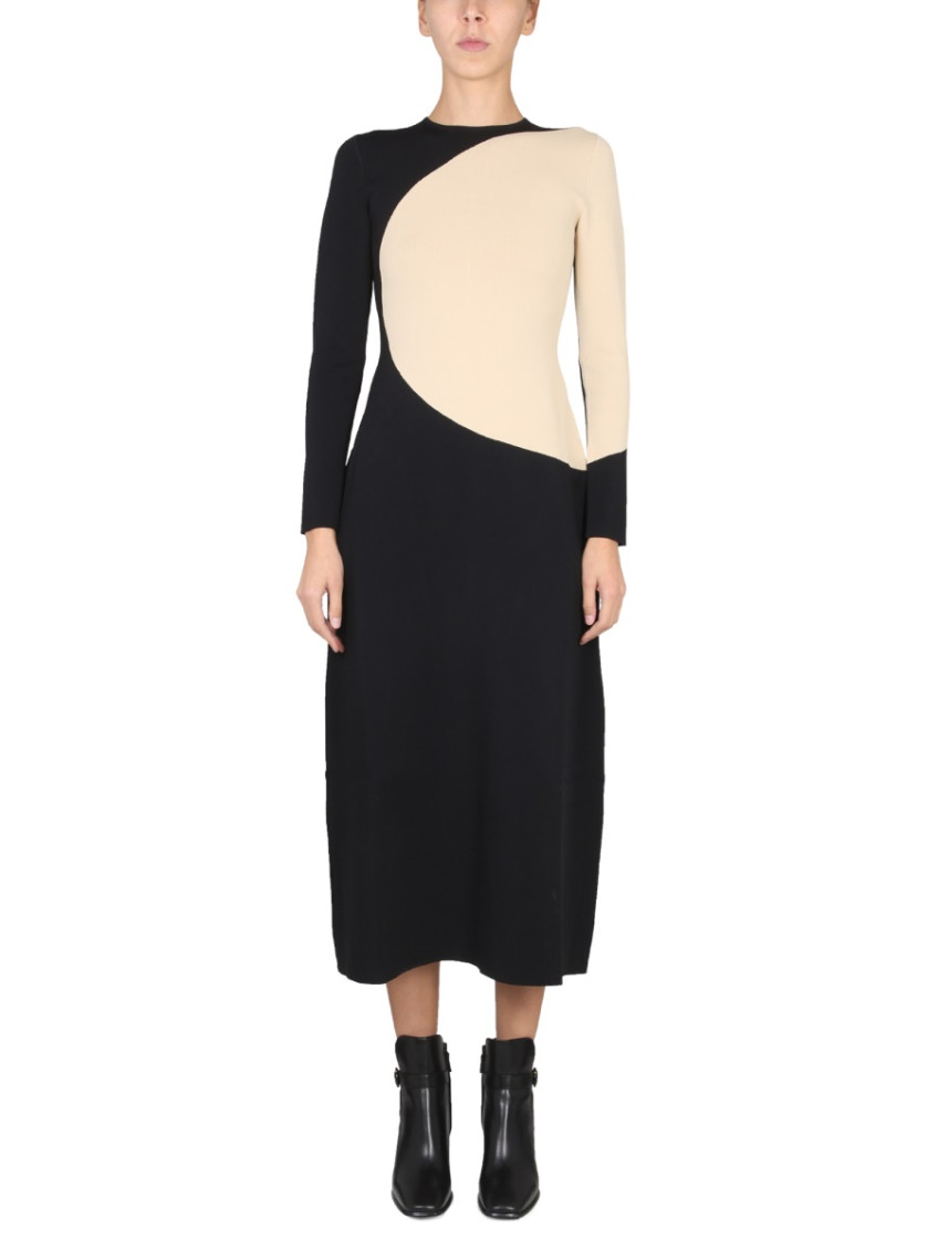 Colorblock Sweater Dress
