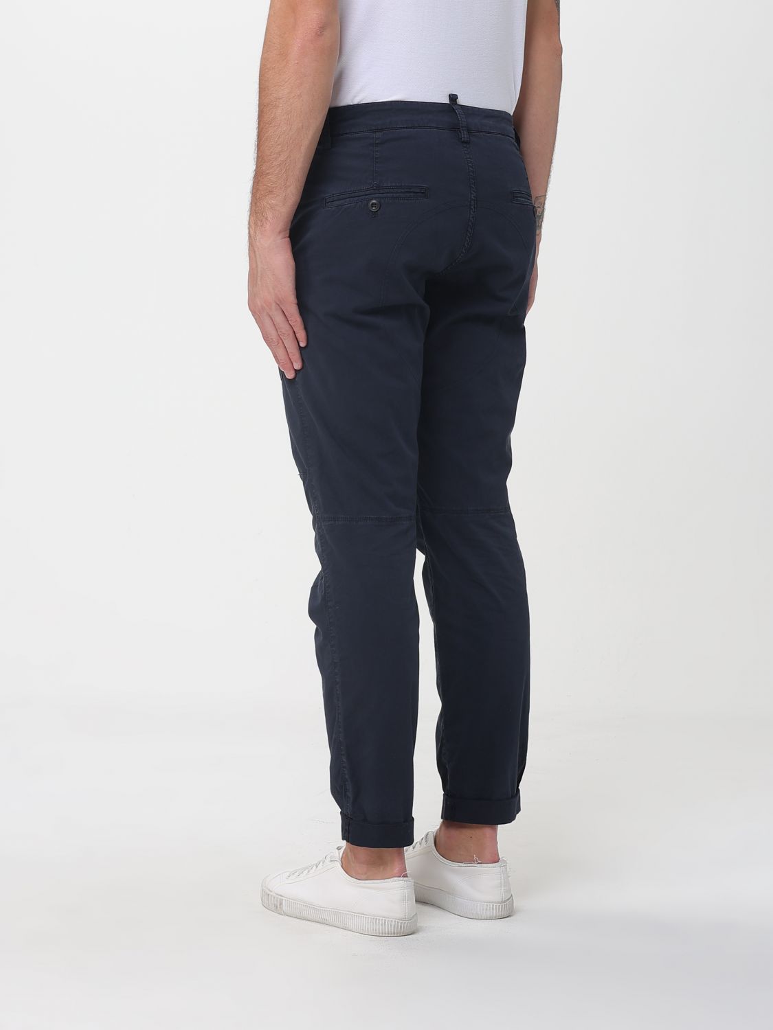 Pants Men color Blue