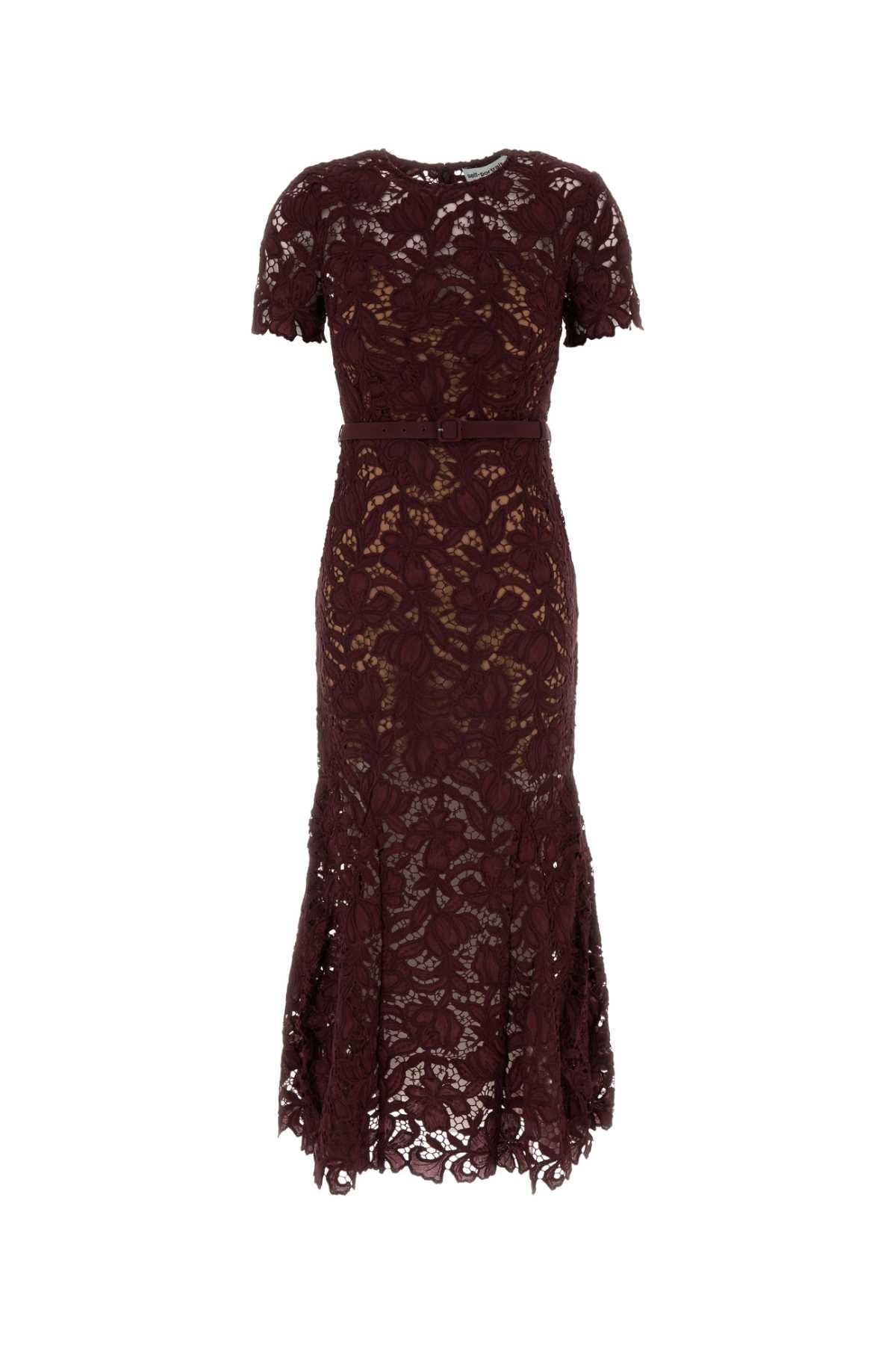 Lace Dress — Burgundy
