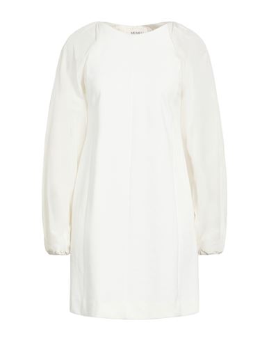 Woman Mini dress Off white Size 4 Viscose, Polyamide, Elastane, Polyester
