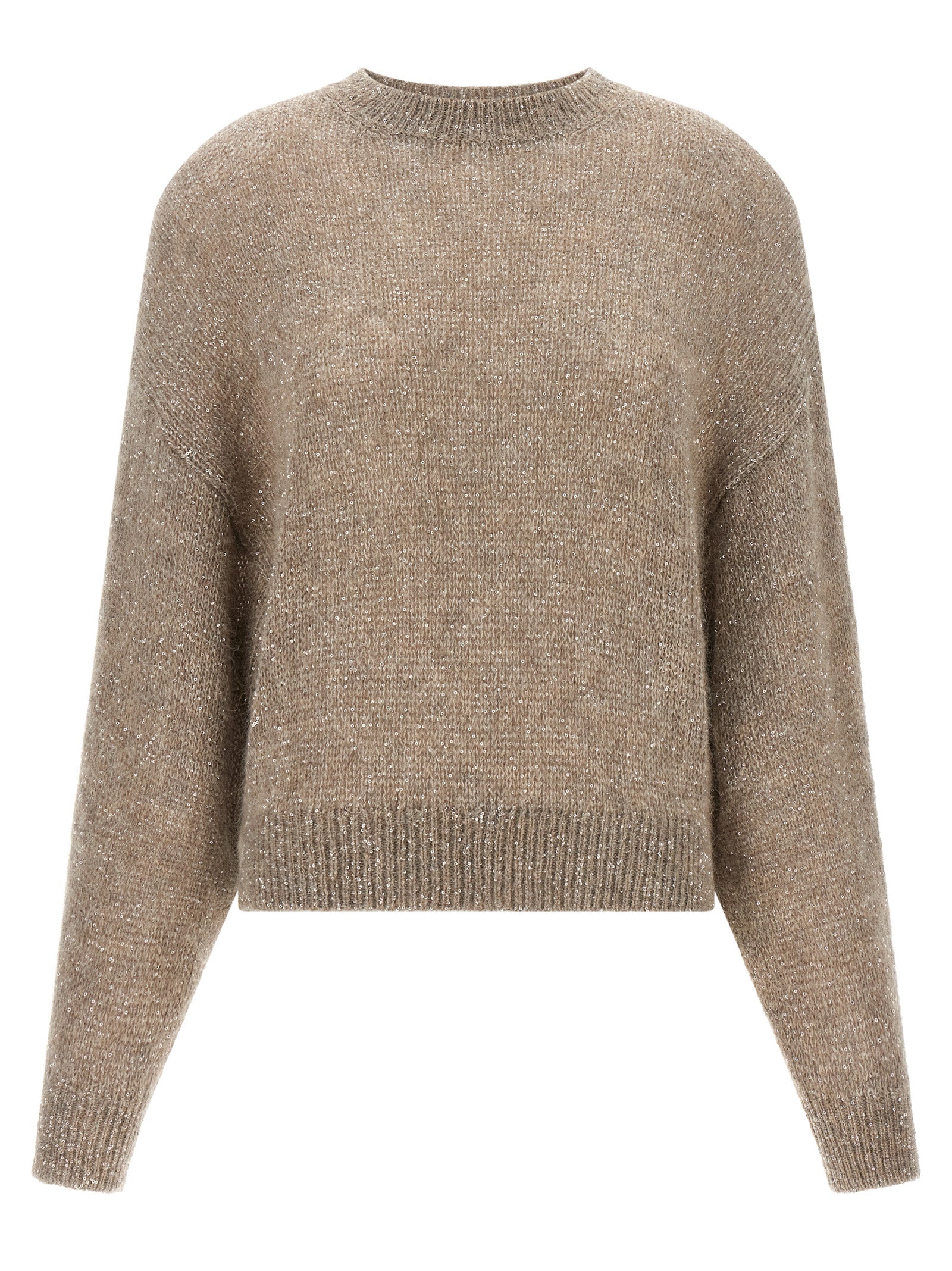 Diamante Sweater — Beige