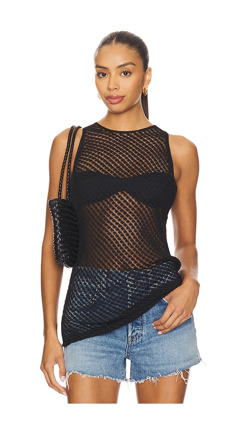 EAVES TOP CALDER in Black. Größe XS. Also in L, M, S