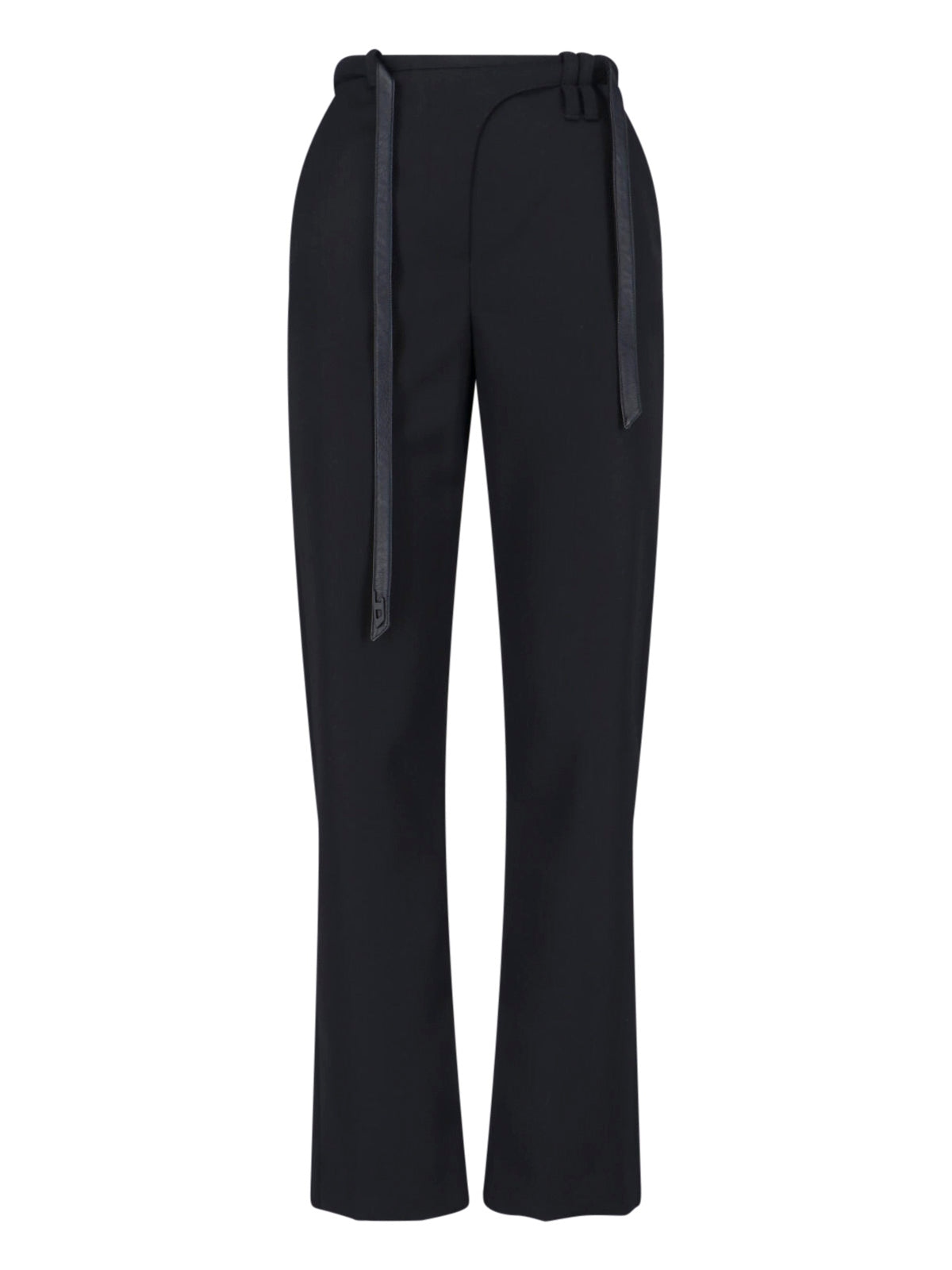Women's Wool-Blend Trousers with Stretch Comfort