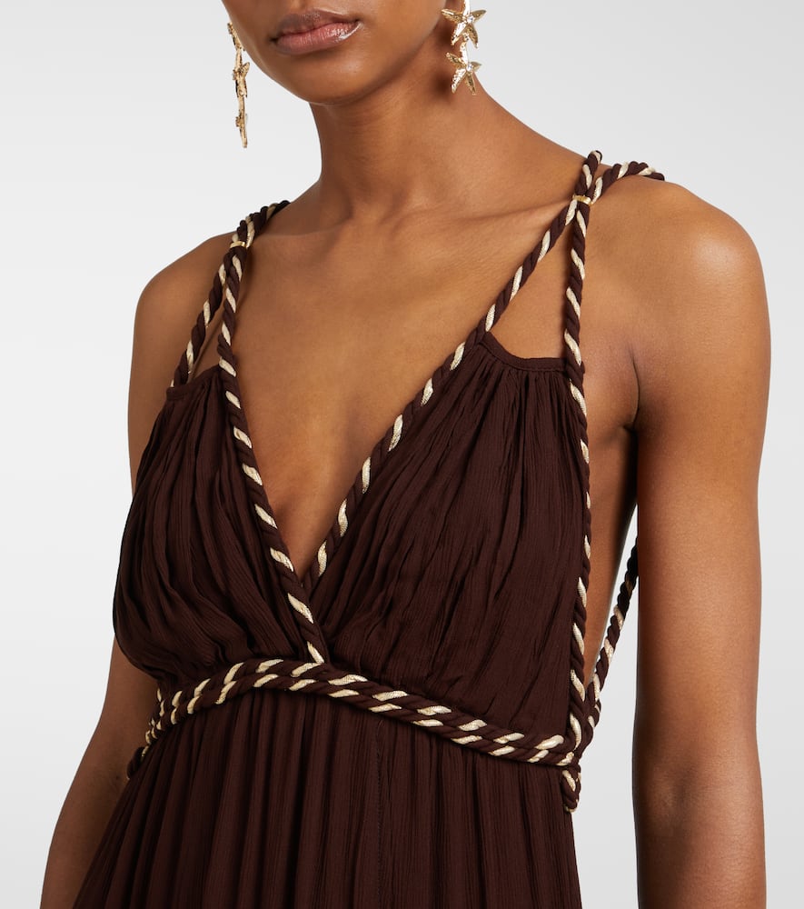 Collette open-back maxi dress