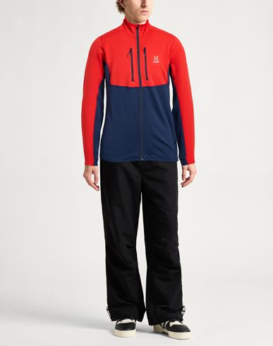 Haglöfs Man Sweatshirt Red Size M Recycled polyester, Elastane
