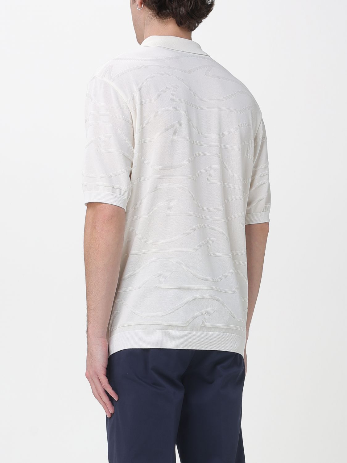 Polo Shirt Men color White