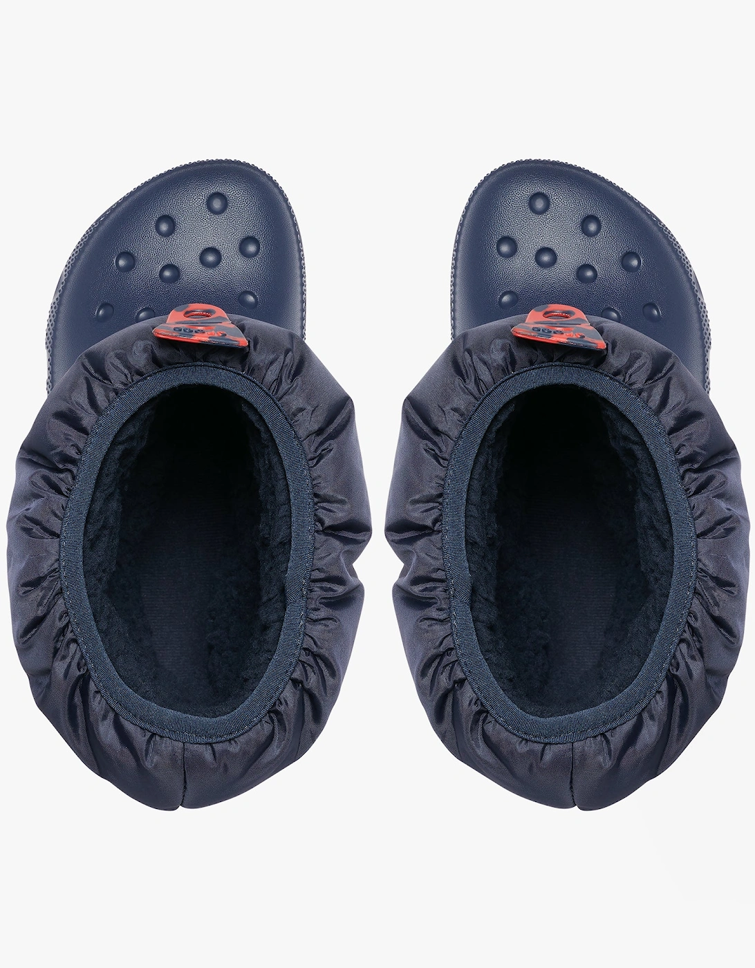 Crocs 207683-410 CLASSIC NEO PUFF Kids Boots Navy - Size: UK 4 small kids