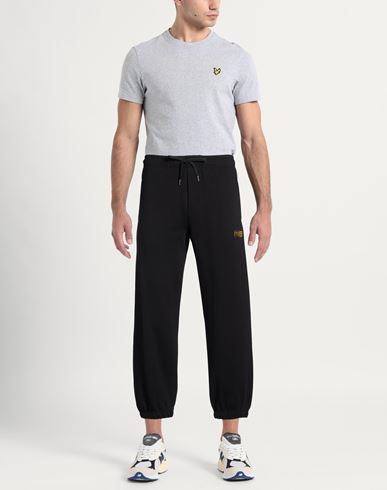 Man Pants Black Size M Cotton