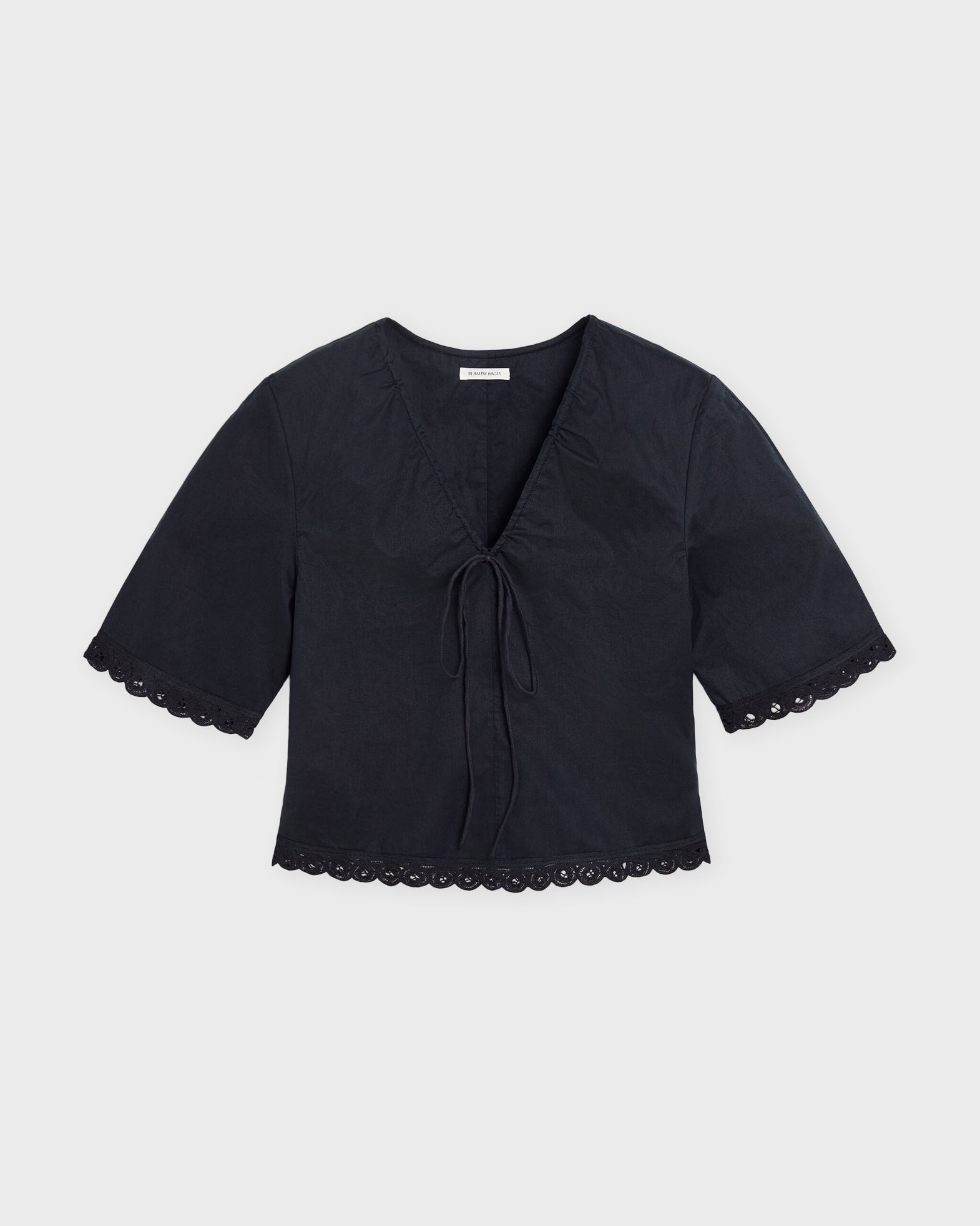 By Malene Birger Top Ulrikke Black