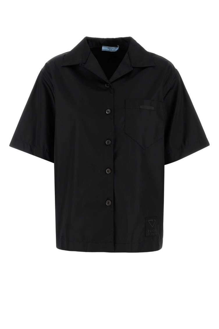 Black Gabardine Shirt