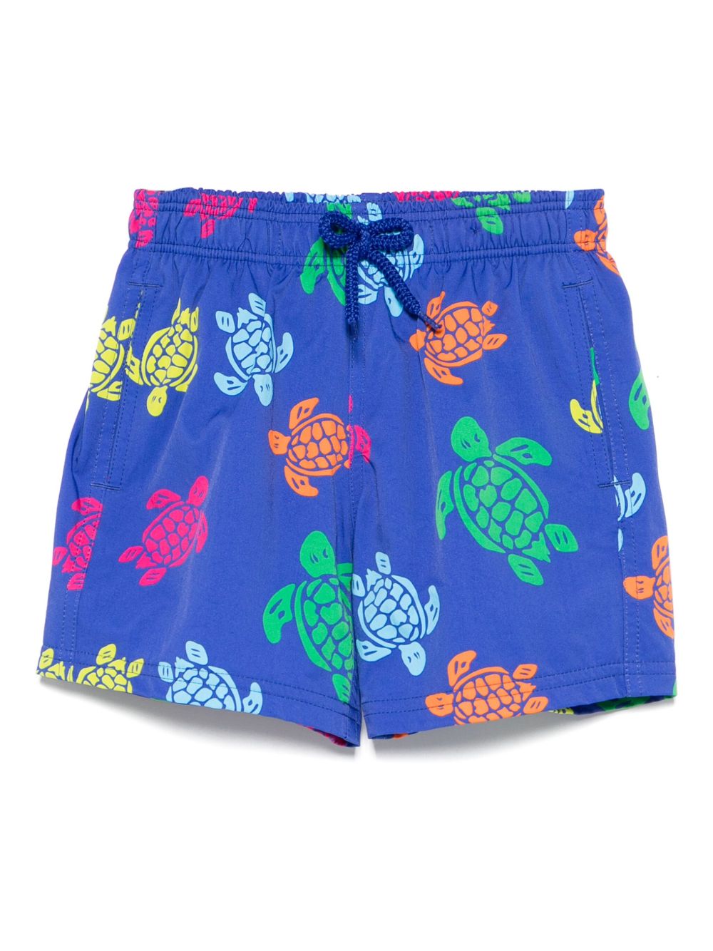 Vilebrequin Kids turtle-print swim shorts - Blue