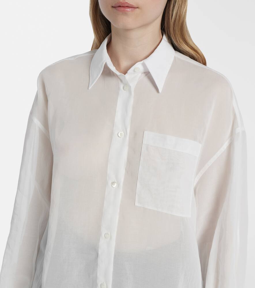 Cotton poplin shirt