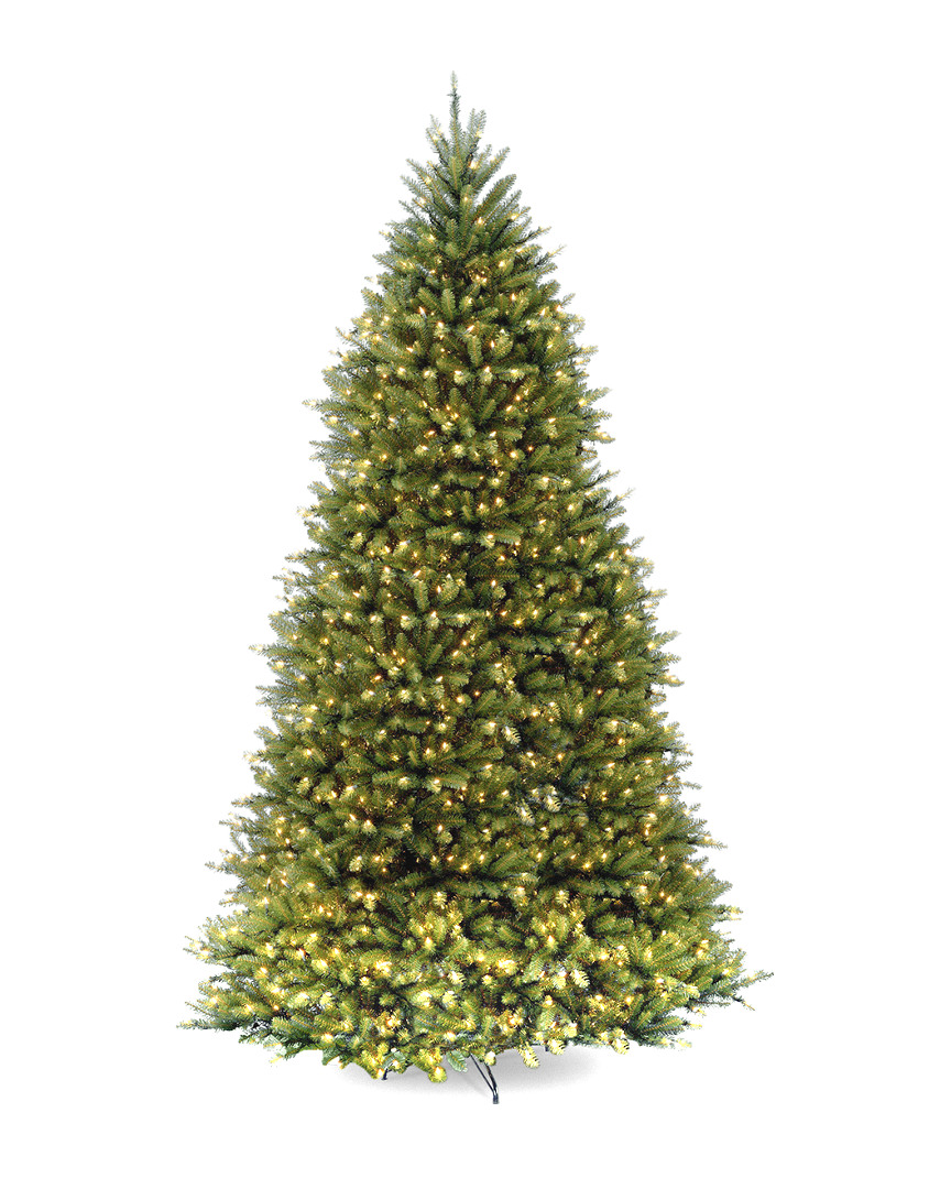 10ft Dunhill Fir Hinged Tree with 1200 Clear Lights