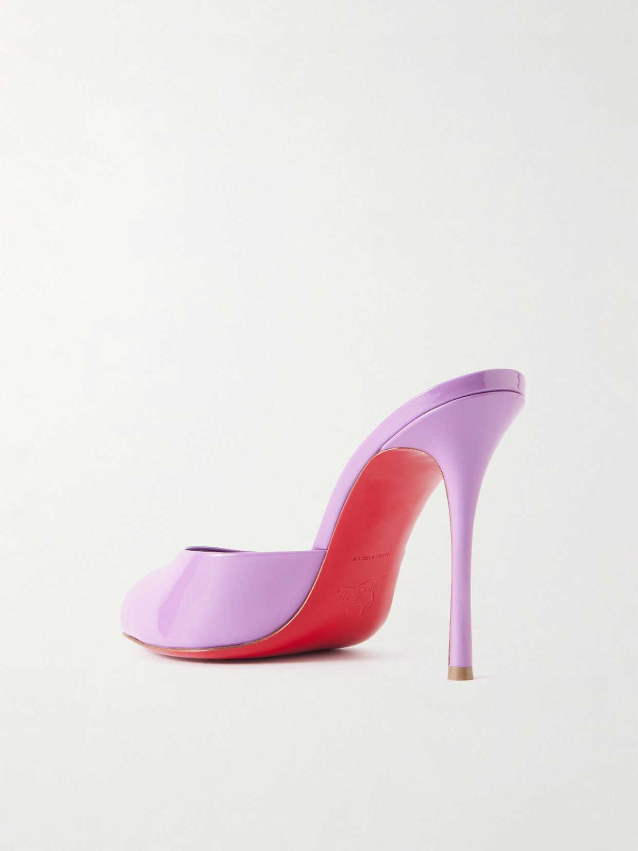 Me Dolly 100 Patent Leather Mules - Purple