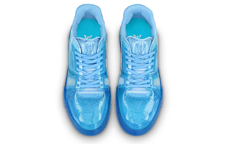 Trainer Sneakers 'Blue PVC'