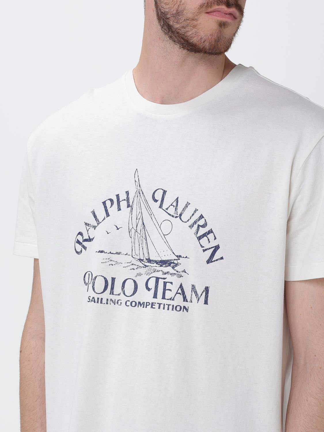 Polo Shirt Men color White