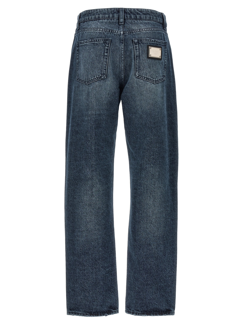 Blue Denim Boyfriend Jeans