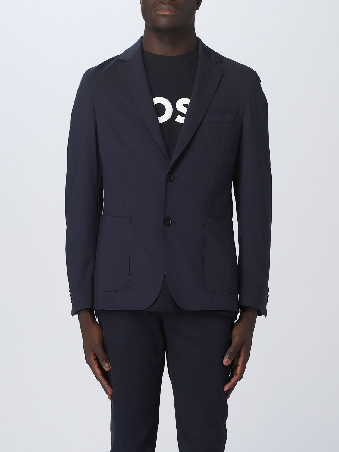 Jacket Men color Blue