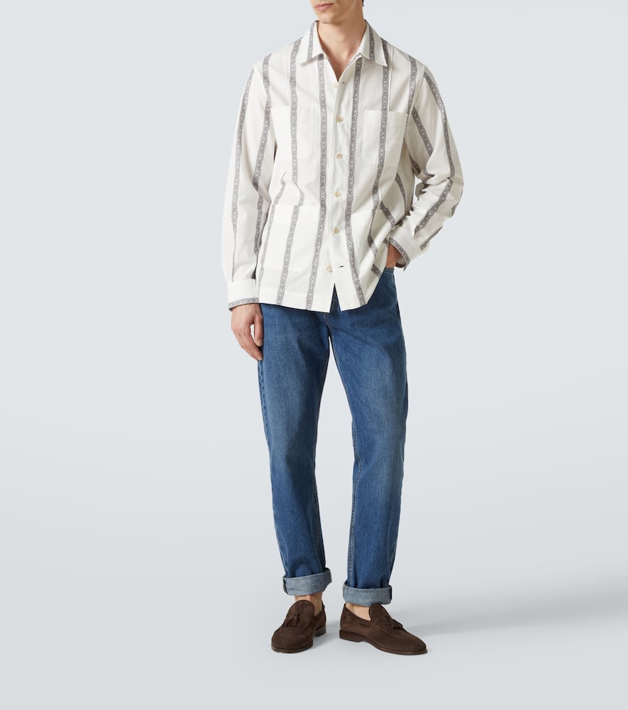 Striped cotton shirt