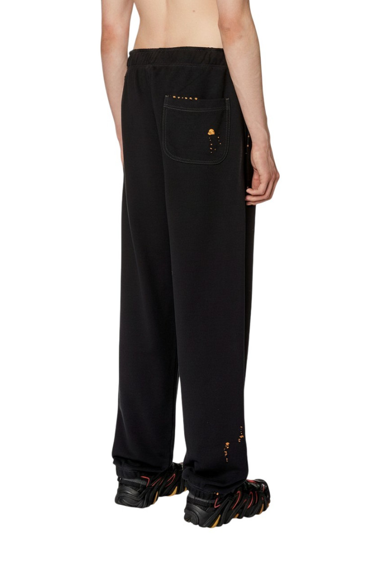Black Regular Track Pants