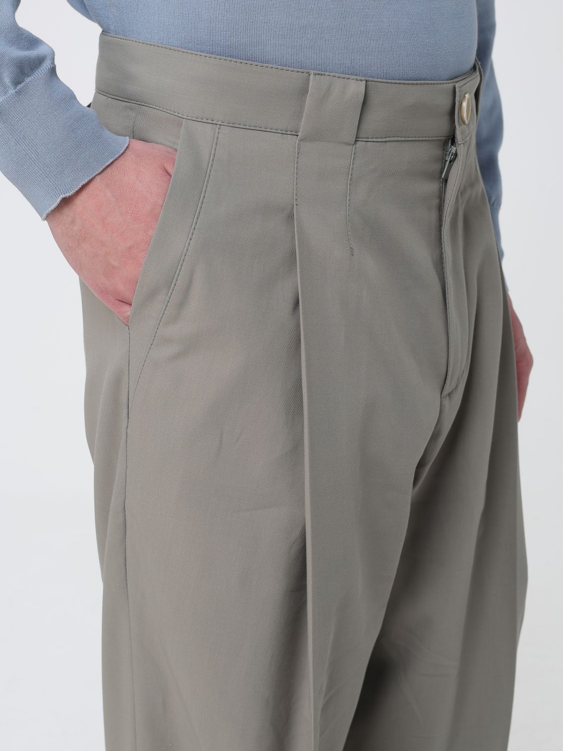 Pants Men color Blue