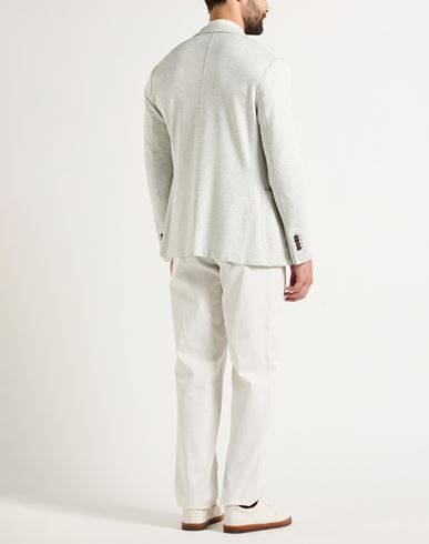 Man Blazer Light grey Size 40 Viscose, Polyester, Polyamide, Elastane
