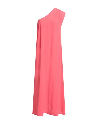 Même Road Woman Maxi dress Coral Size 6 Acetate, Silk