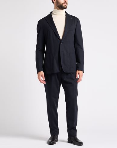 Man Suit Midnight blue Size 40 Wool, Polyester, Polyamide, Elastane