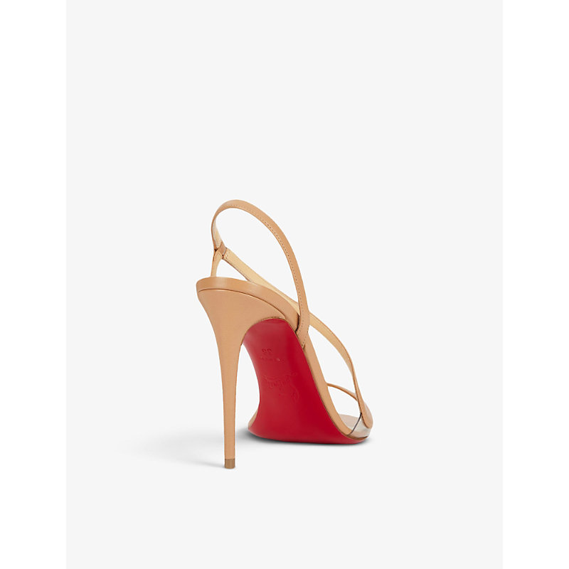 Womens Nude Rosalie 100 Leather Heeled Sandals