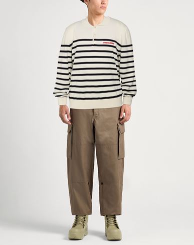 Man Sweater Beige Size L Wool