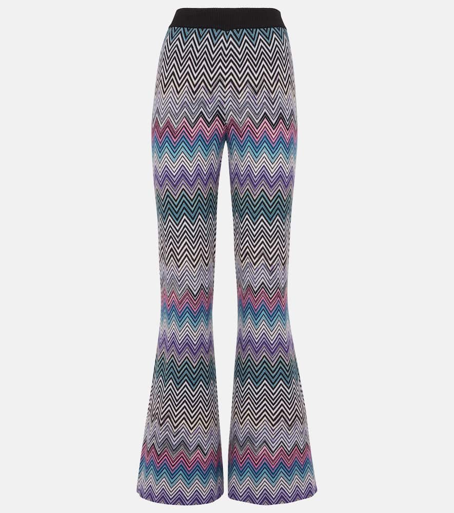 Zig Zag flared pants