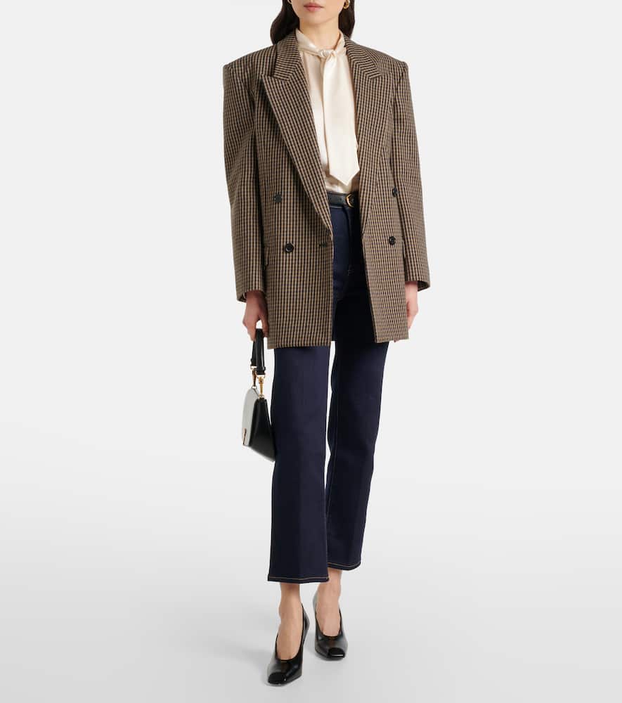 Le Sleek high-rise straight jeans