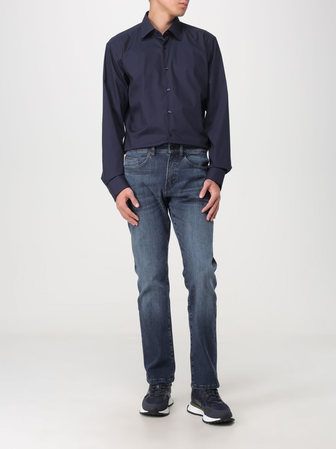 Shirt Men color Blue