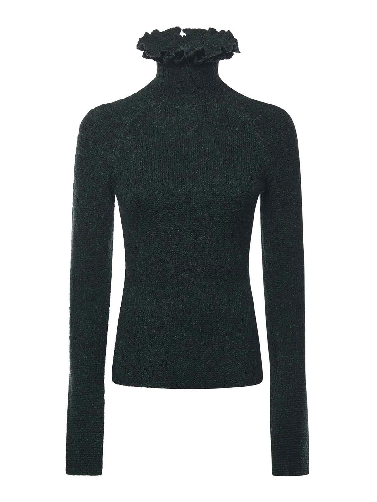 Turtleneck With Ruffles