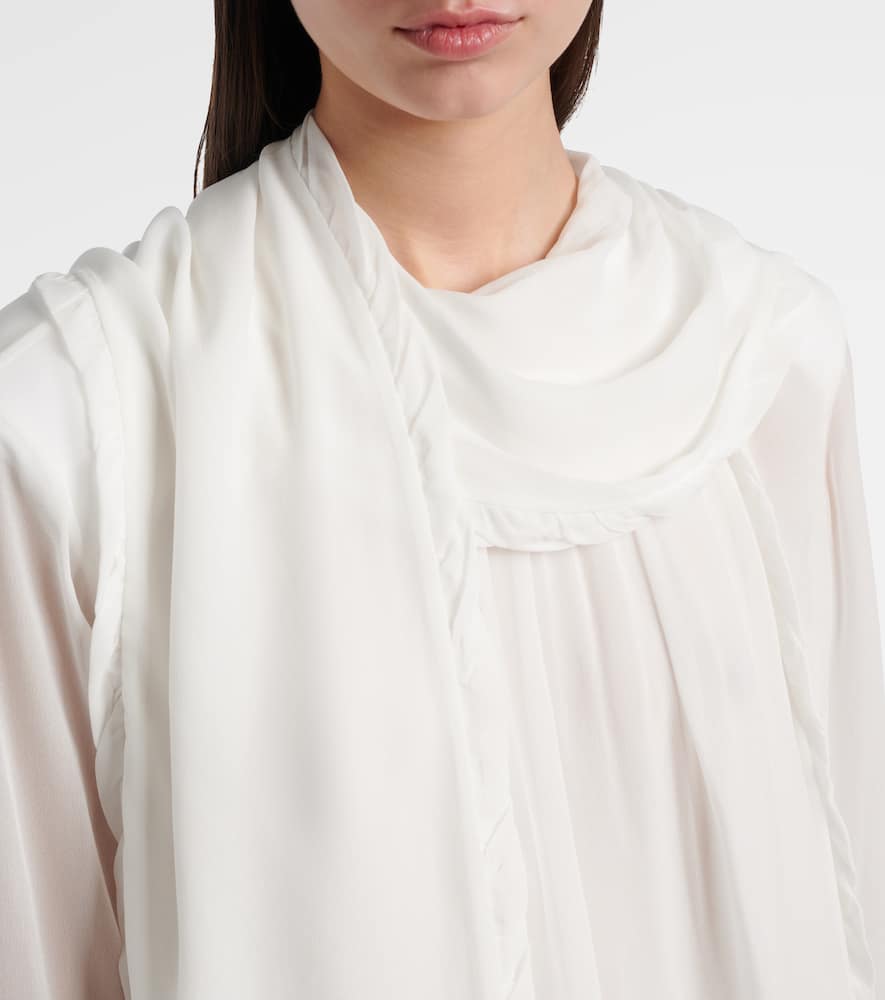 Sheer Twist georgette blouse