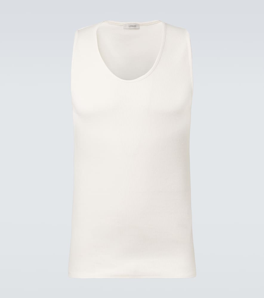 Cotton and linen tank top
