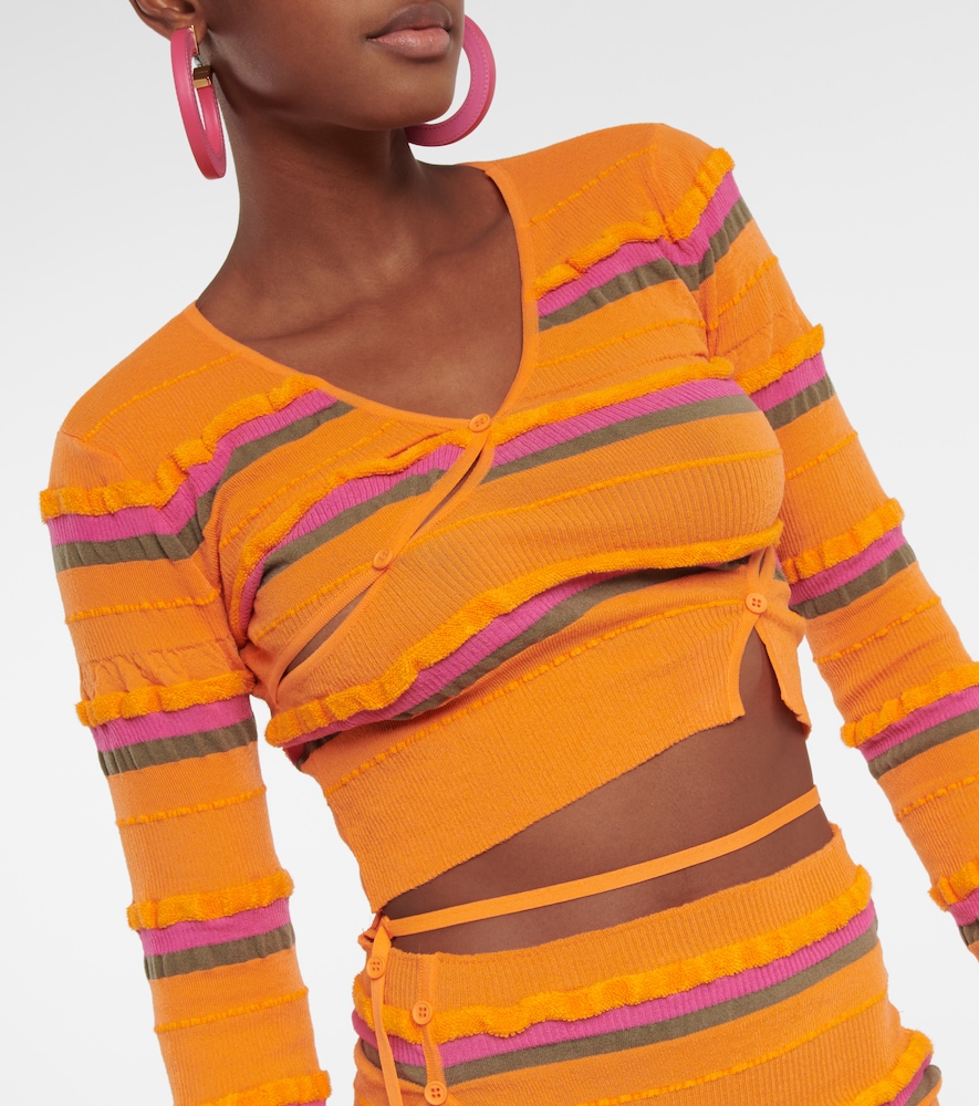 Le Cardigan Tordu cropped cardigan