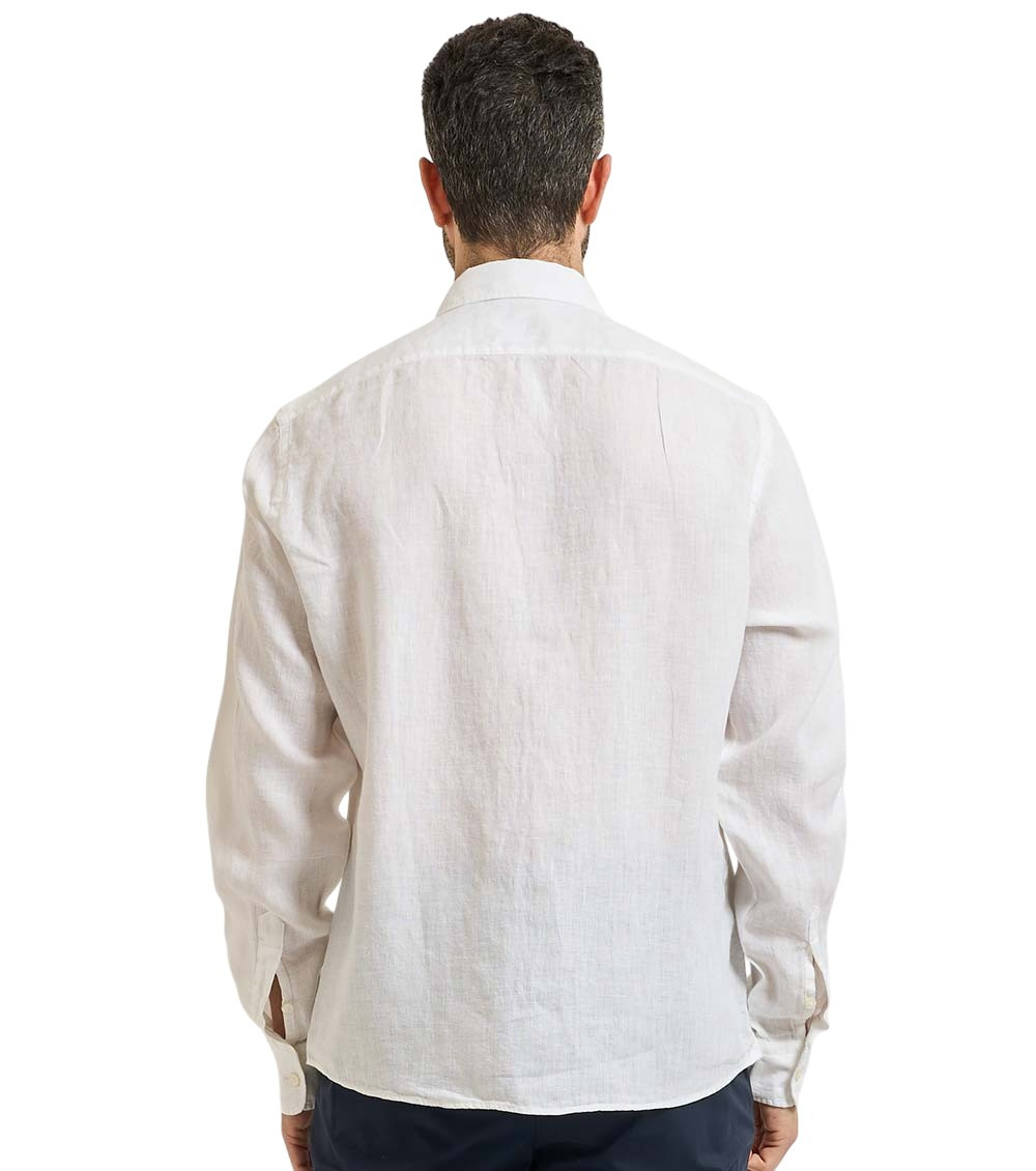 White Regular Solid Shirt