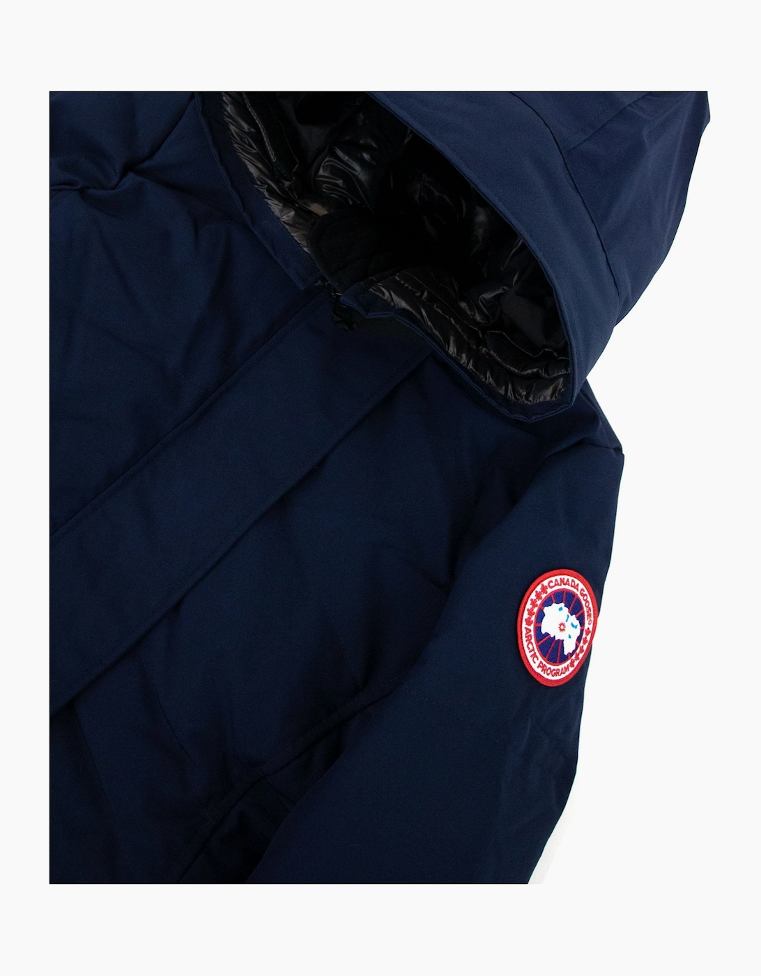 Women's Canada Goose Lorette Parka With Hood Trim 63 Atlantic Navy