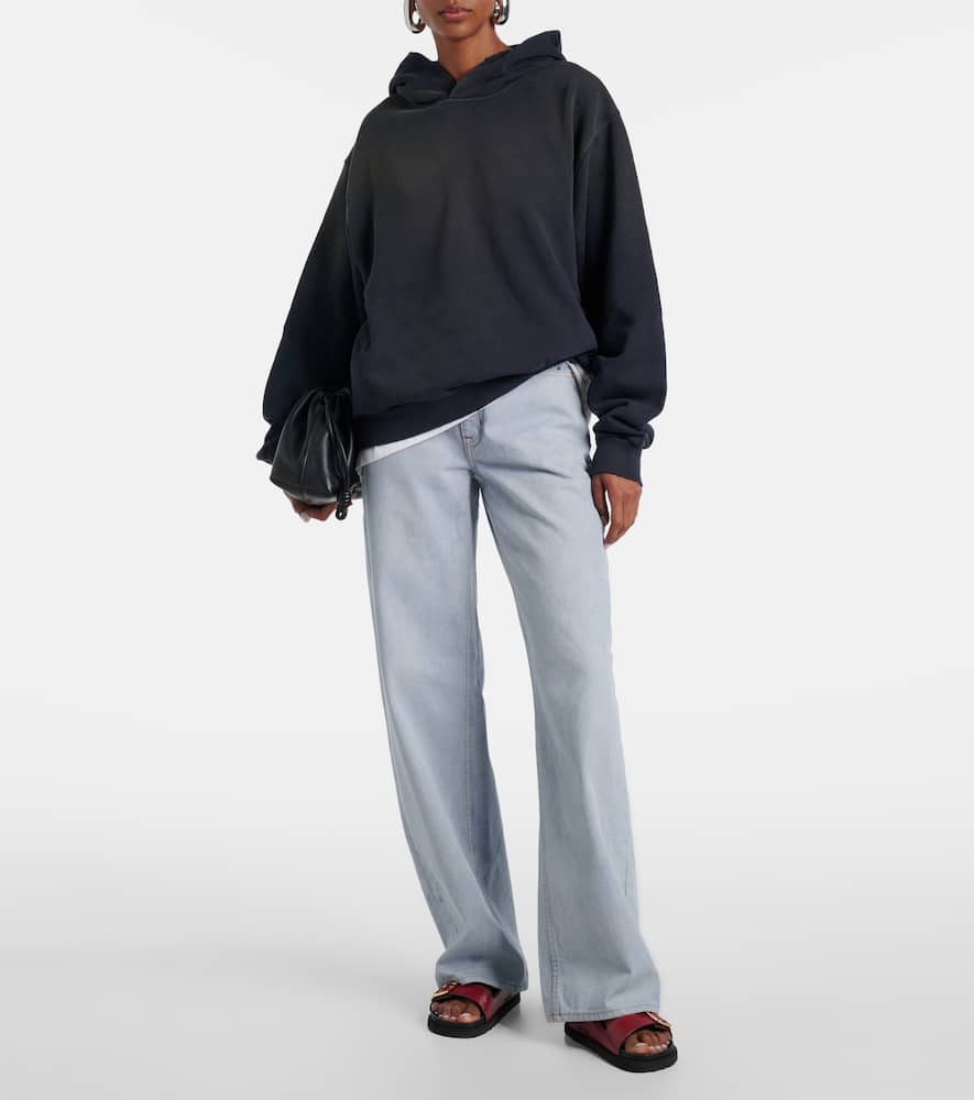 Cassie mid-rise wide-leg jeans